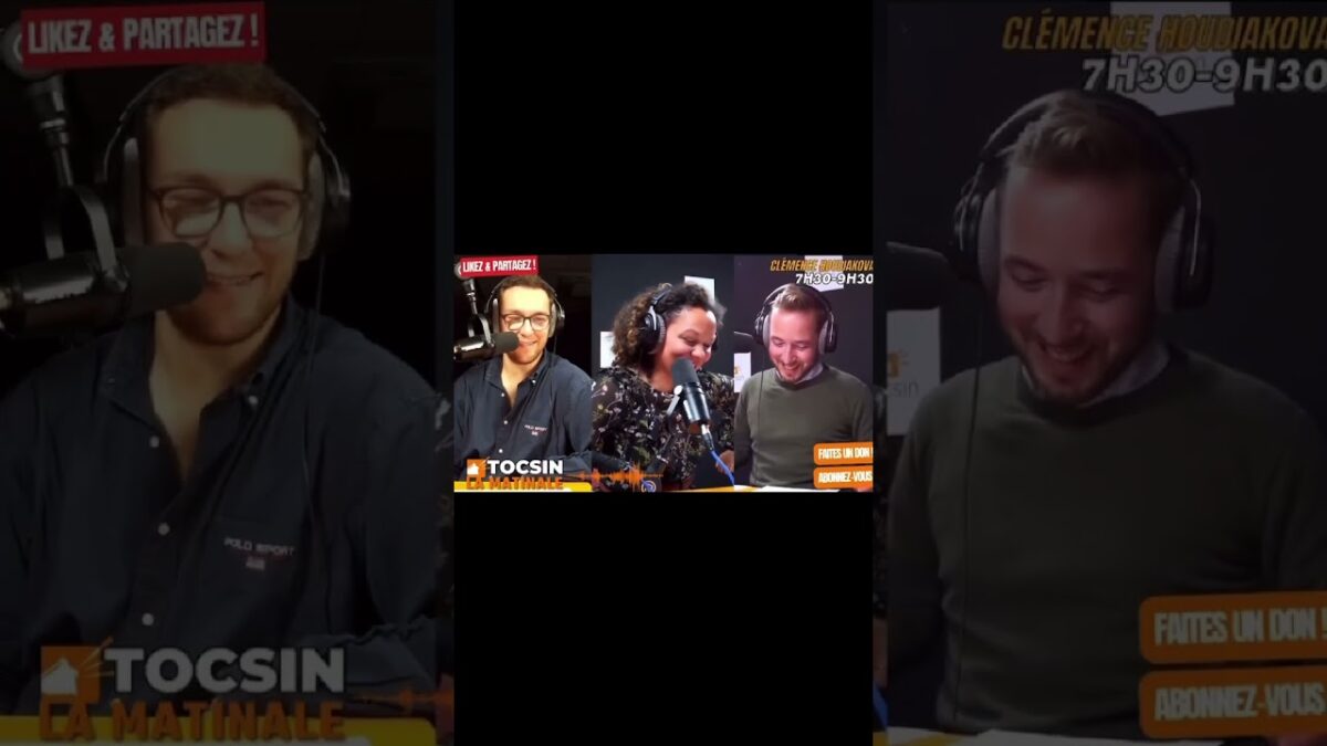 Gros fou rire de Clémence ce matin sur Tocsin !😂😂